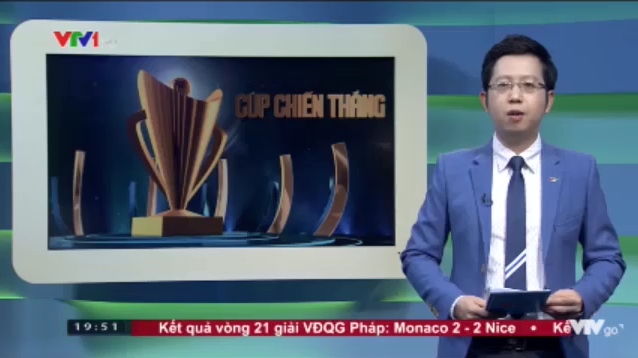 VTV1 (17/1/2018) đưa tin: Gala trao giải Cúp Chiến thắng 2017 