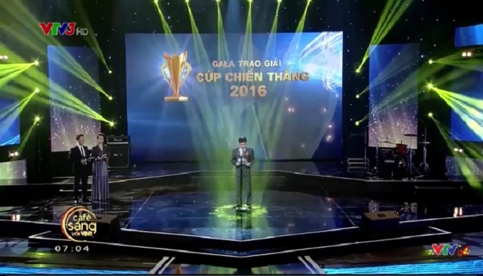 Cafe sáng VTV3 đưa tin: Lễ trao giải "Cúp Chiến thắng 2016"