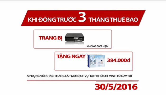 Tại TP Hồ Chí Minh: VTVcab trang bị đầu thu không giới hạn