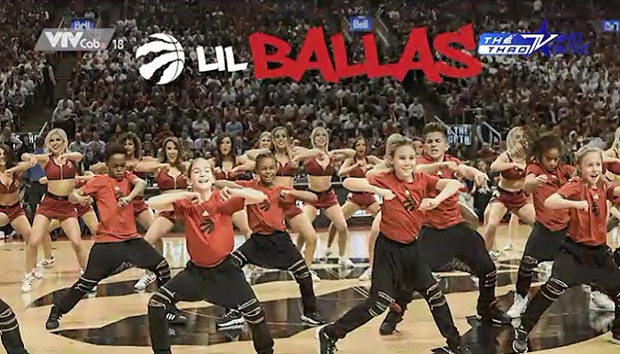 Nhóm nhảy nhí "LIL BALLAS" khuấy động sàn sấu NBA