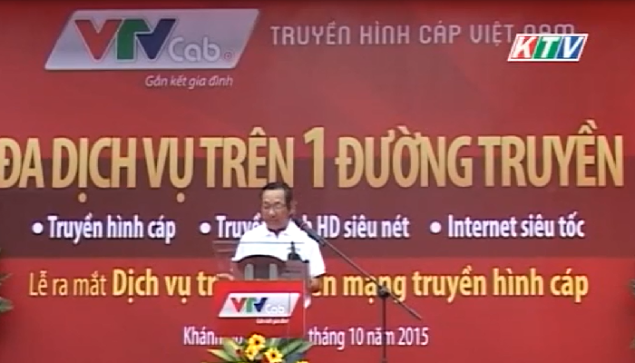 Đài PTTH Khánh Hòa đưa tin: VTVcab chính thức cung cấp Dịch vụ trọn gói trên mạng truyền hình cáp tại Khánh Hòa