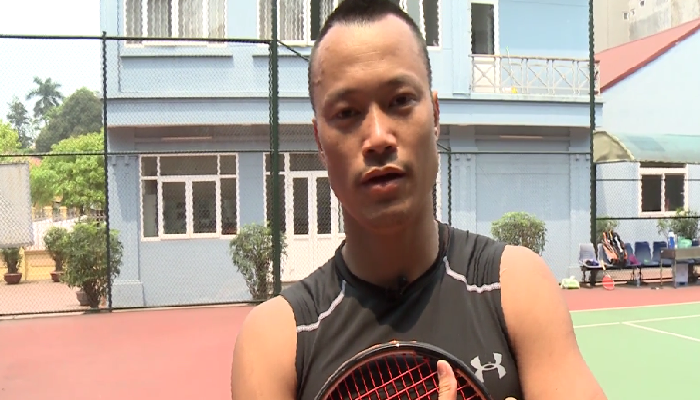 Tay vợt Hoàng Thành Trung hướng tới giải quần vợt vô địch nam toàn quốc 