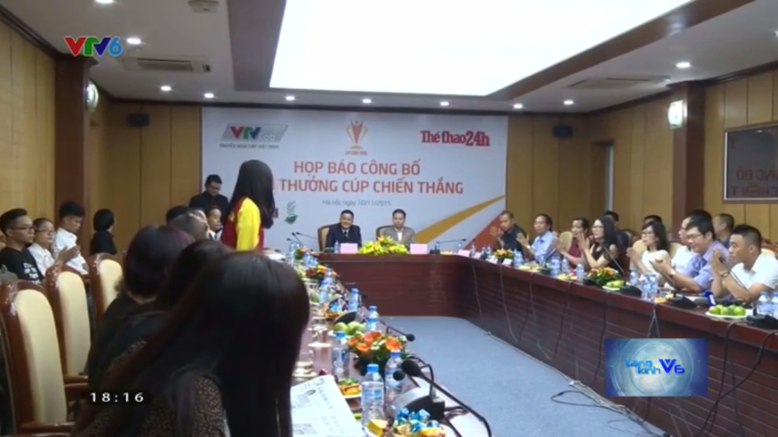 VTV6 đưa tin " Truyền hình Cáp Việt Nam họp báo công bố giải thưởng Cúp chiến thắng"