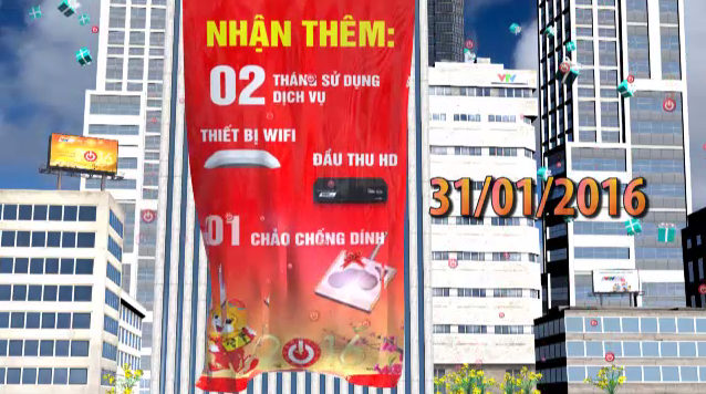 Nhận lộc đầu xuân từ VTVcab