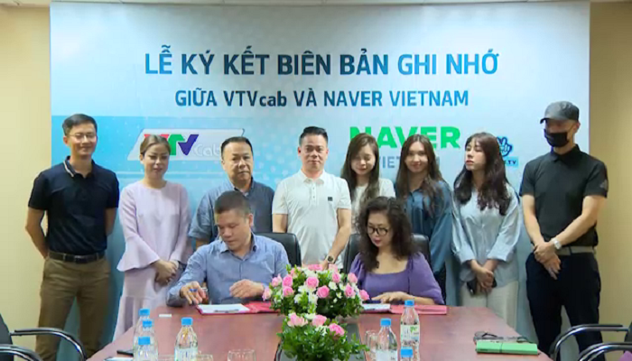VTVcab ký kết hợp tác với Naver Việt Nam