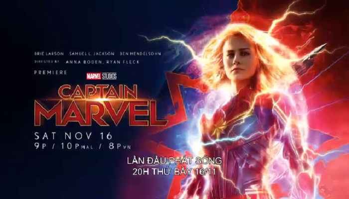 Đừng bỏ lỡ Captain Marvel trên Fox Movies