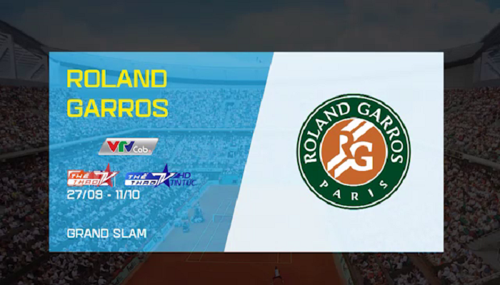 [9/2020] Roland Garros trên VTVcab